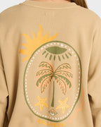 Womens Echo Crew Neck Fleece Top
