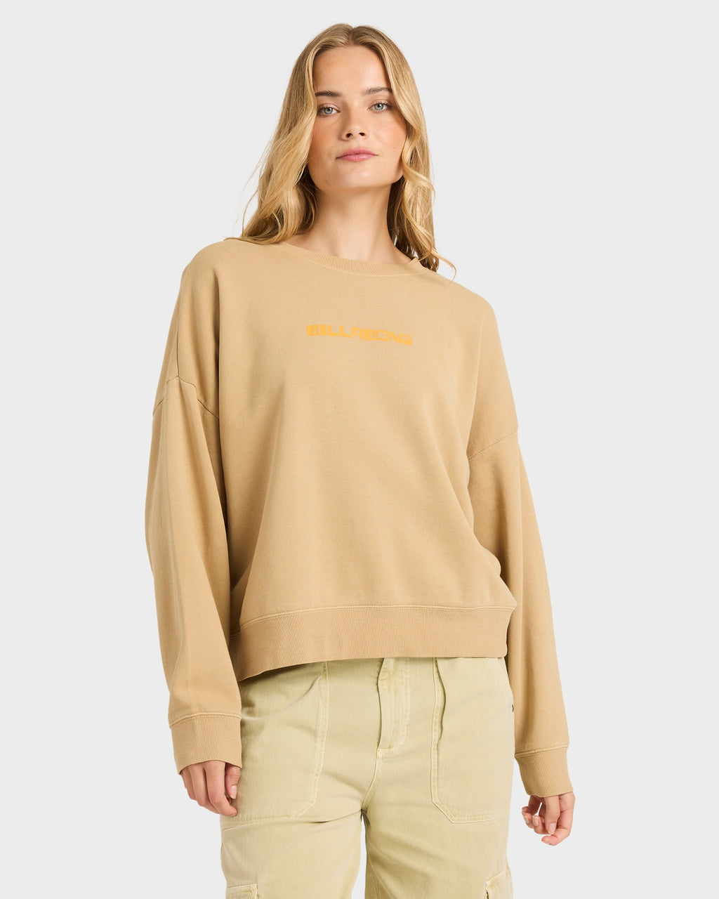 Womens Echo Crew Neck Fleece Top
