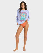 Womens Echo Crew Neck Fleece Top