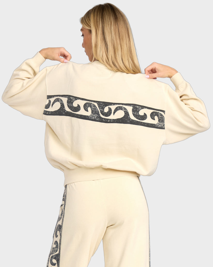 Womens Sun Wave Livin Kendall Crew Neck