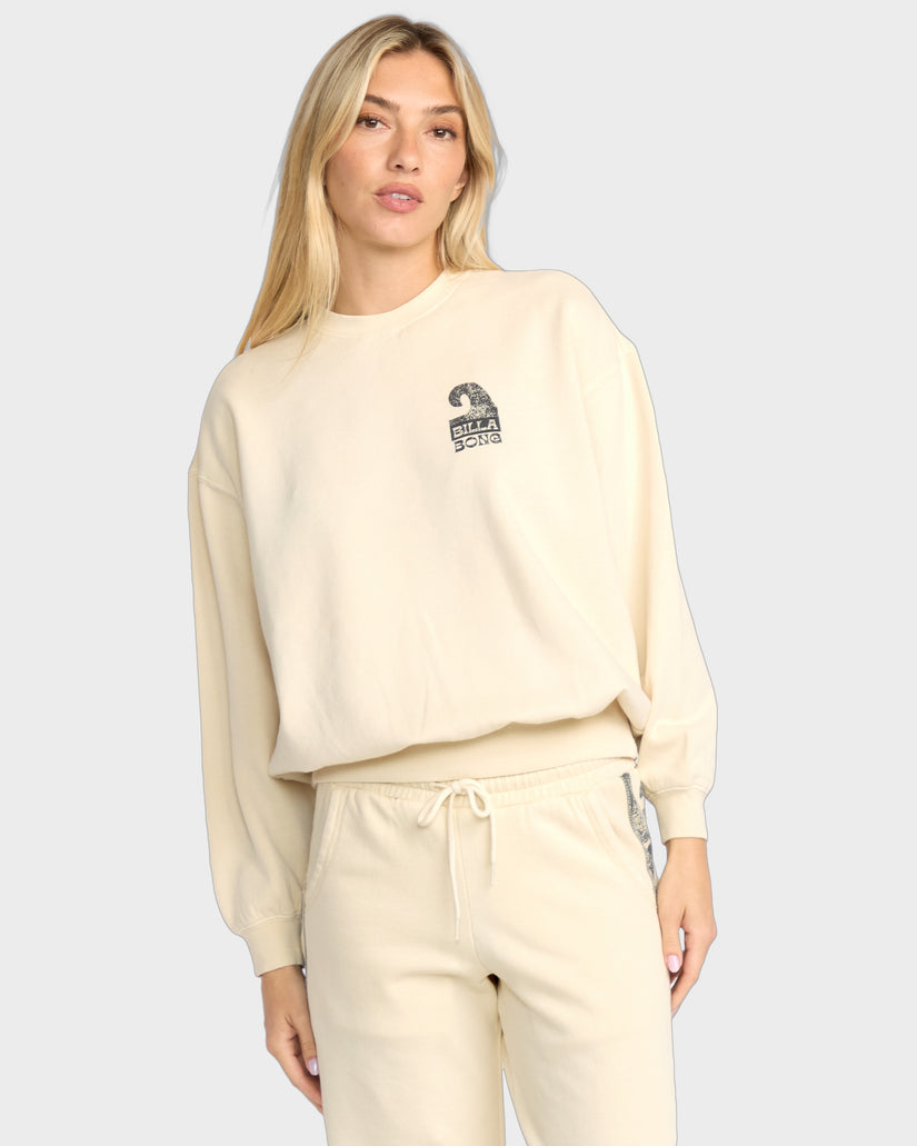 Womens Sun Wave Livin Kendall Crew Neck