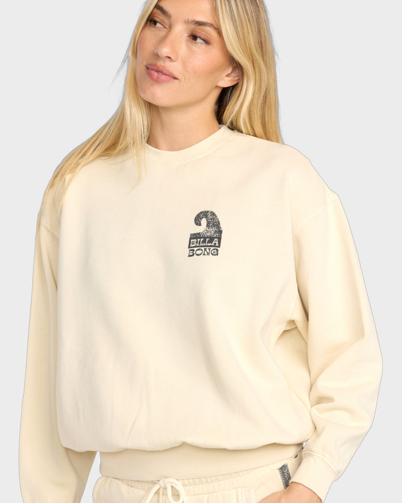 Womens Sun Wave Livin Kendall Crew Neck