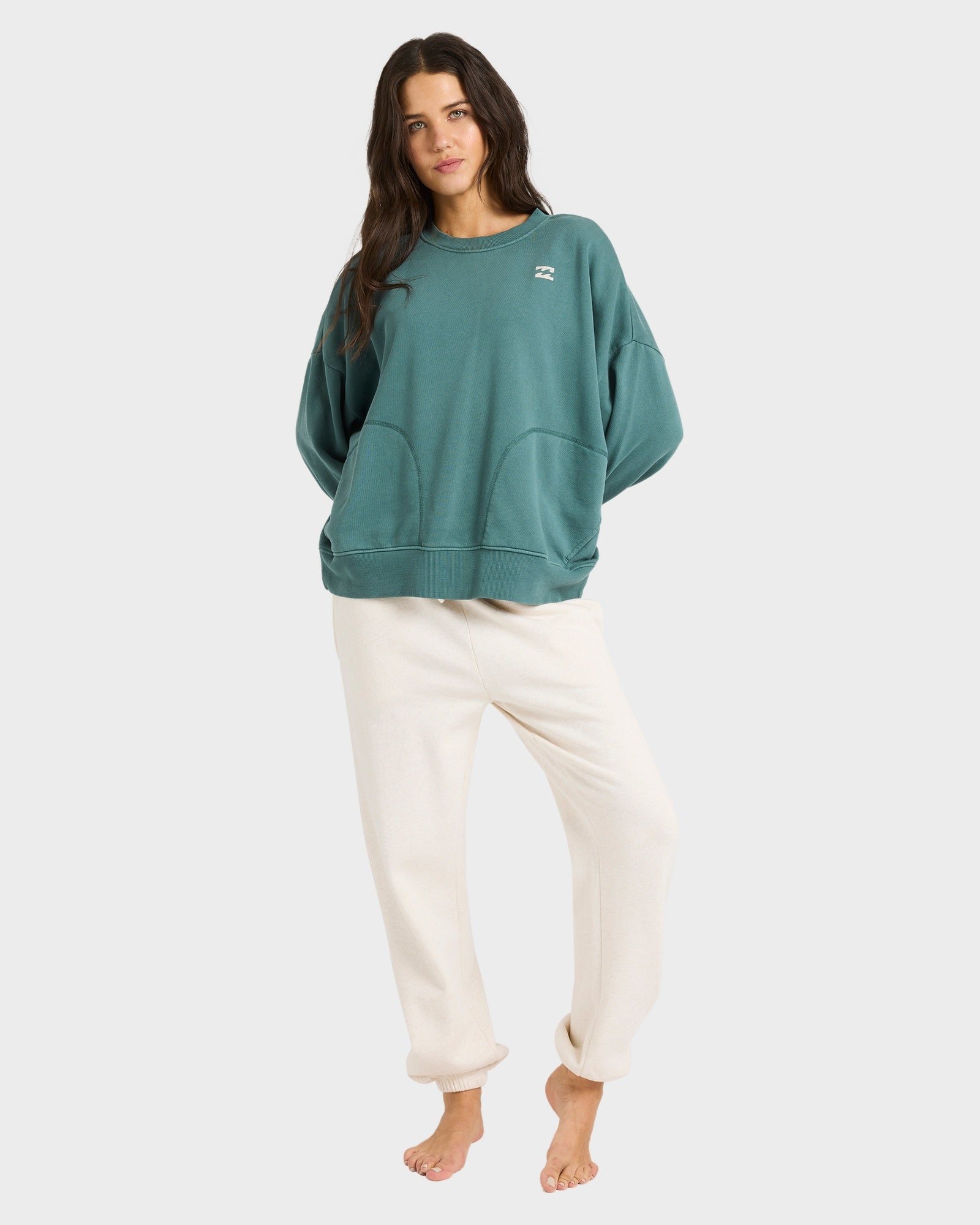 Womens Don't Forget Pullover Crew Neck