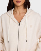 Womens Wave Essentials Zip Pullover Hoodie