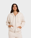 Womens Wave Essentials Zip Pullover Hoodie