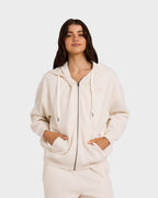 Womens Wave Essentials Zip Pullover Hoodie