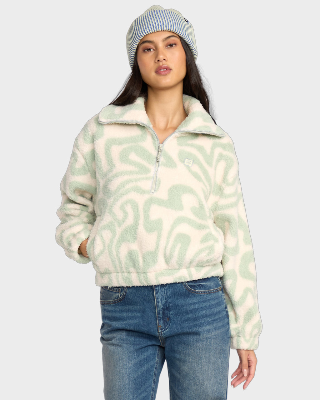 Womens Barra Half Zip Pullover