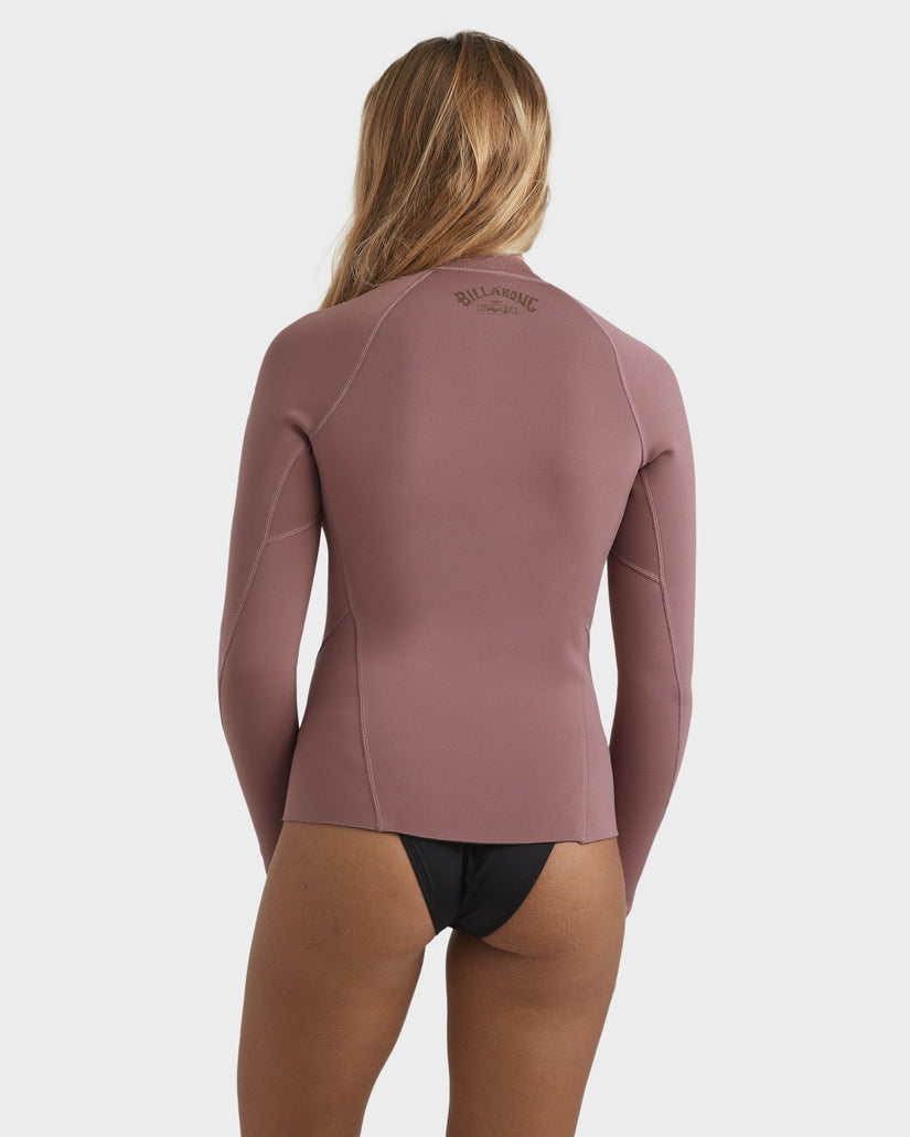 Womens 1/1mm Peeky Natural Wetsuit Jacket