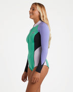 Womens 2/2Mm Salty Dayz Natural Long Sleeve Springsuit