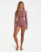 Womens 2/2Mm Spring Fever Natural Long Sleeve Springsuit