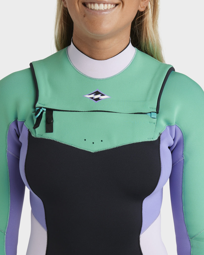 Womens 3/2mm Salty Dayz Natural Steamer Wetsuit