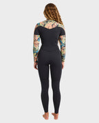 Womens 3/2Mm Salty Dayz Chest Zip Wetsuit