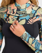 Womens 3/2Mm Salty Dayz Chest Zip Wetsuit