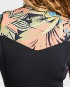 Womens 3/2Mm Salty Dayz Chest Zip Wetsuit