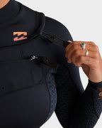 Womens 4/3mm Synergy Natural GBS Chest Zip Long Sleeve Fullsuit