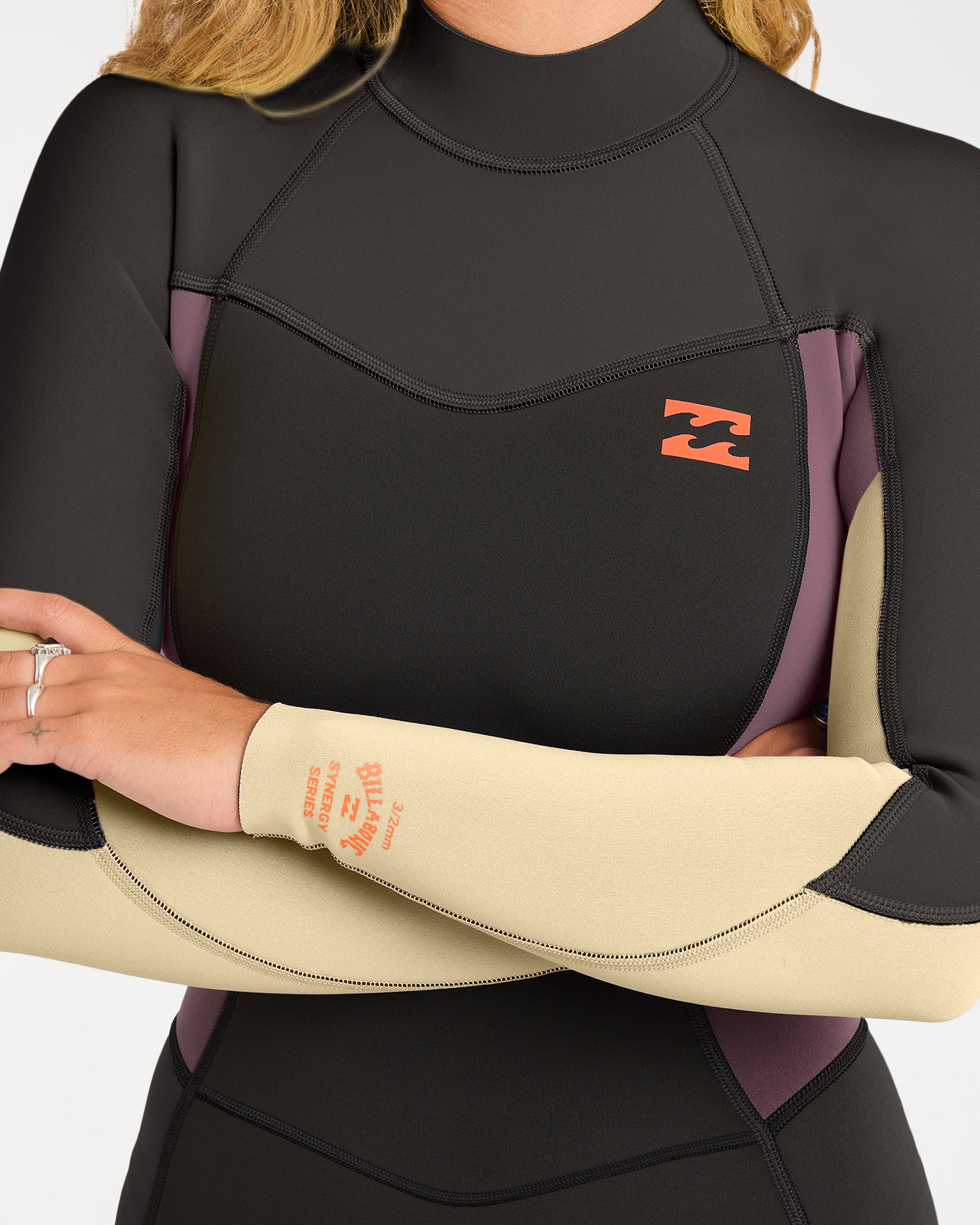 Womens 3/2Mm Synergy Back Zip Long Sleeve Fullsuit