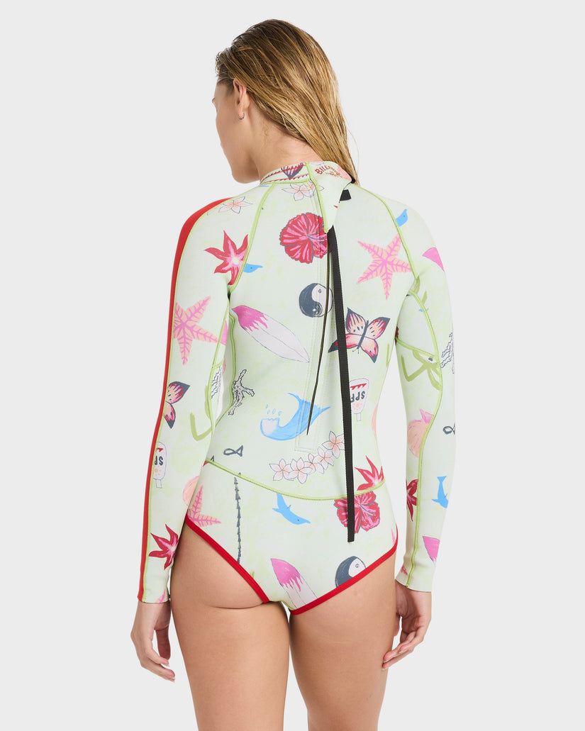 Womens Glider Back Zip Springsuit