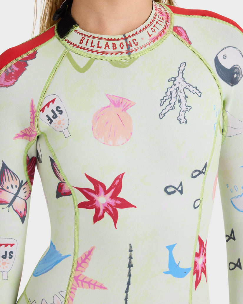 Womens Glider Back Zip Springsuit