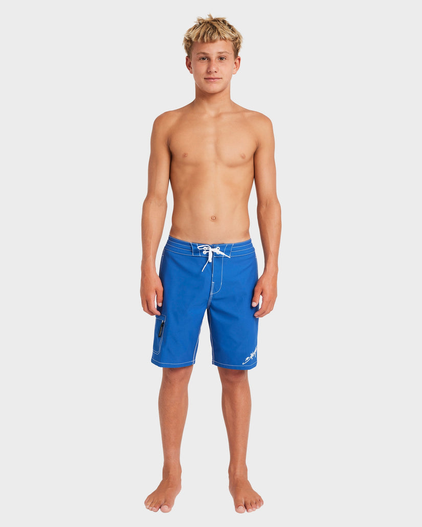 Boys 8-16 Piped Low Tide 15" Boardshorts