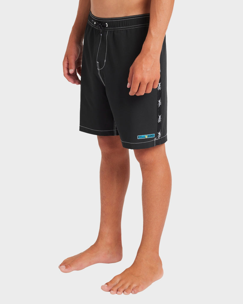 Boys 8-16 Bong Fly 19" Swim Shorts