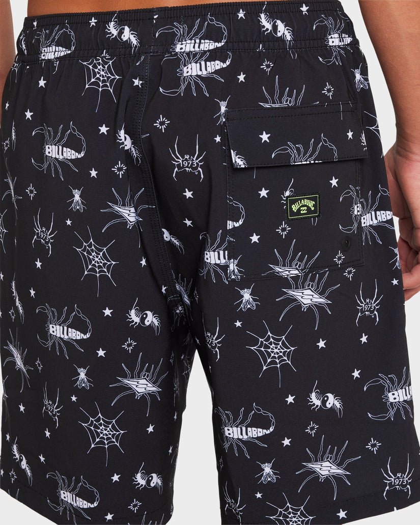 Boys 8-16 Creatures 13" Swim Shorts