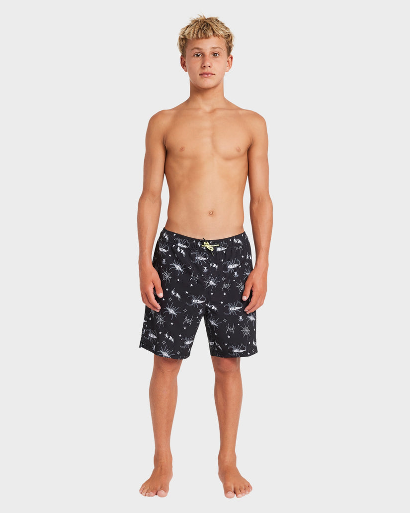 Boys 8-16 Creatures 13" Swim Shorts