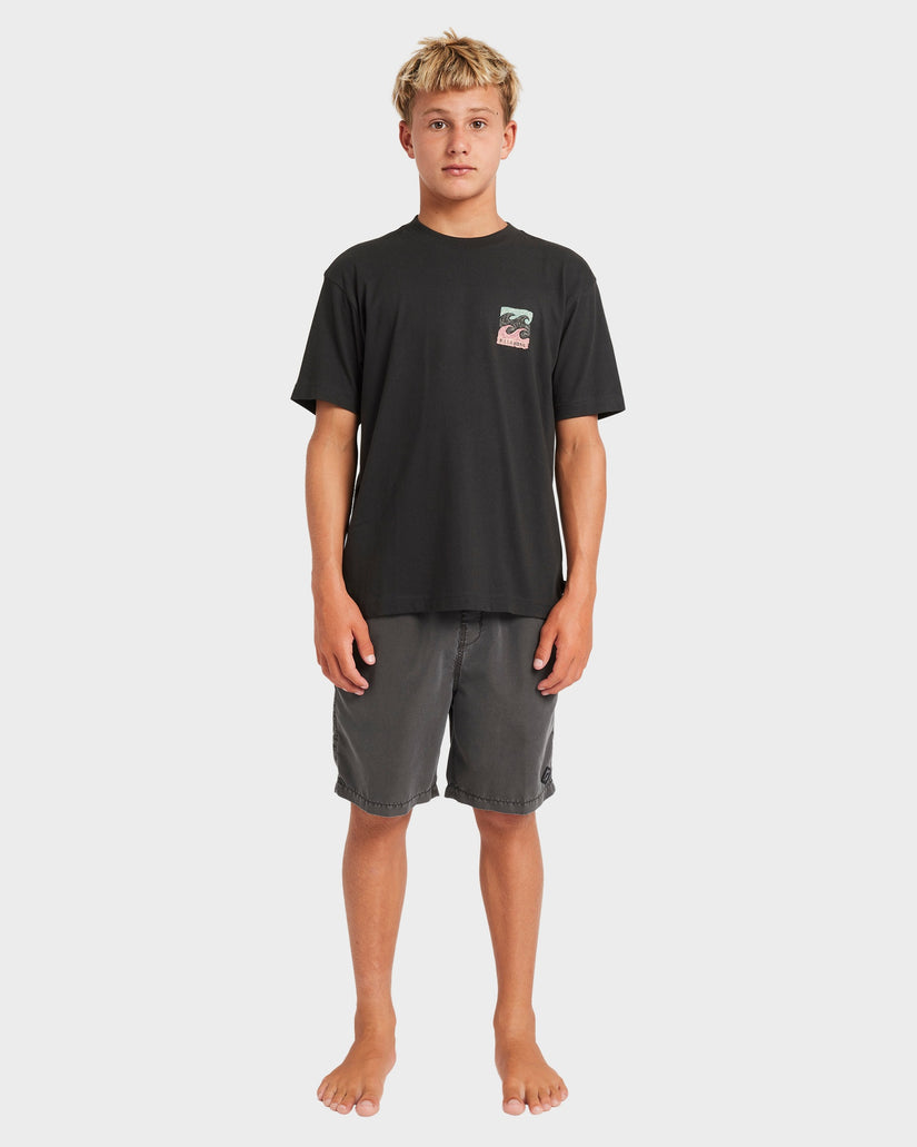 Boys 8-16 Crayon Wave T-Shirt