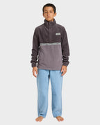 Boys 8-16 Space Lobs Mock Neck Fleece Top