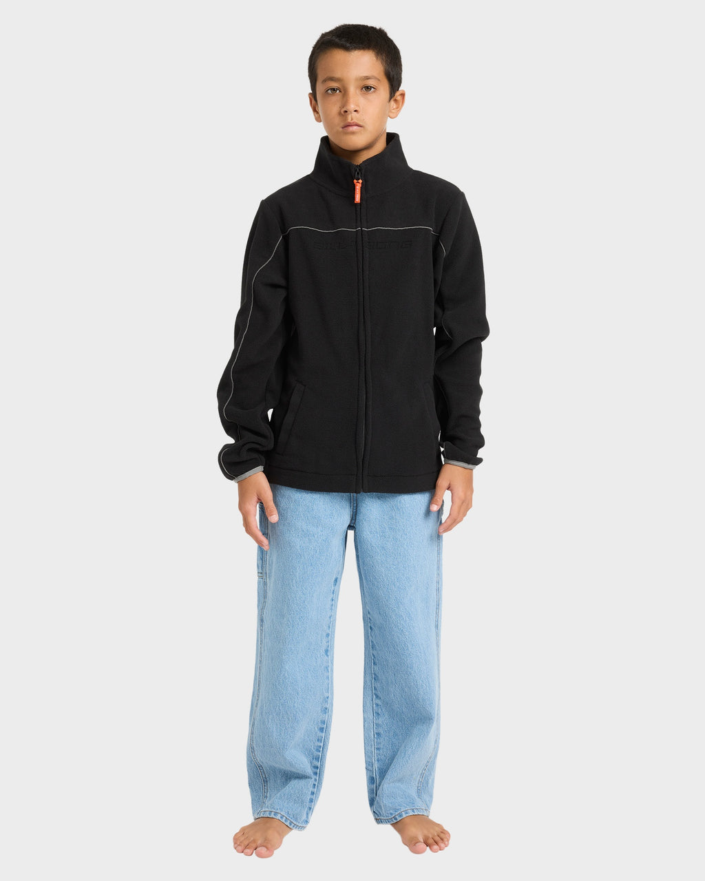 Boys 8-16 Spec Polar Mock Neck Sweater