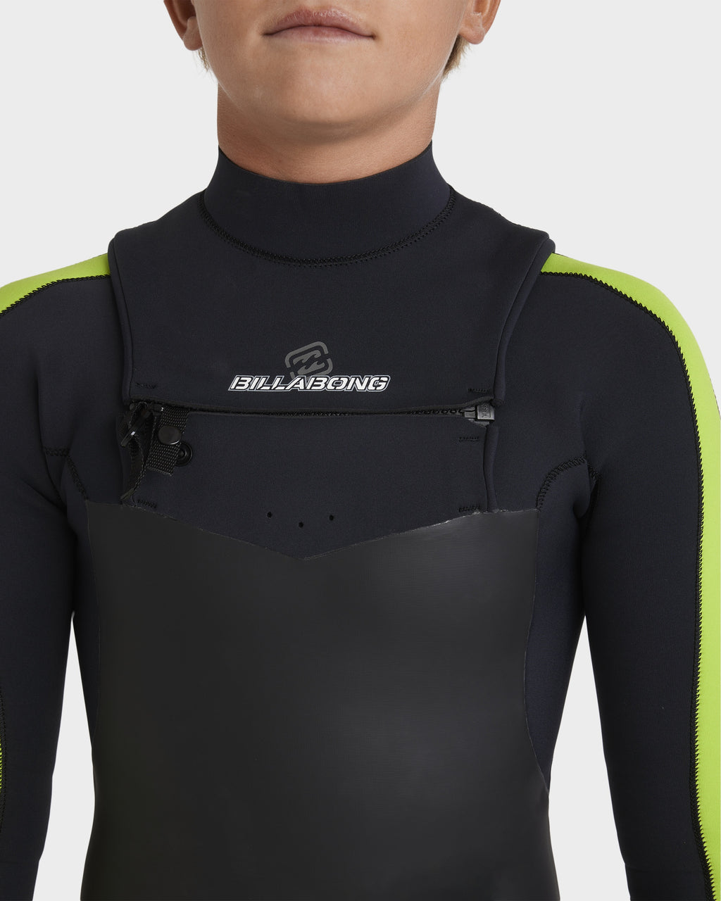 Boys 8-16 3/2 Oscillator Chest Zip Wetsuit