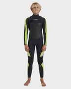 Boys 8-16 3/2 Oscillator Chest Zip Wetsuit