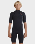 Boys 8-16 2/2Mm Absolute Natural Chest Zip Gbs Springsuit