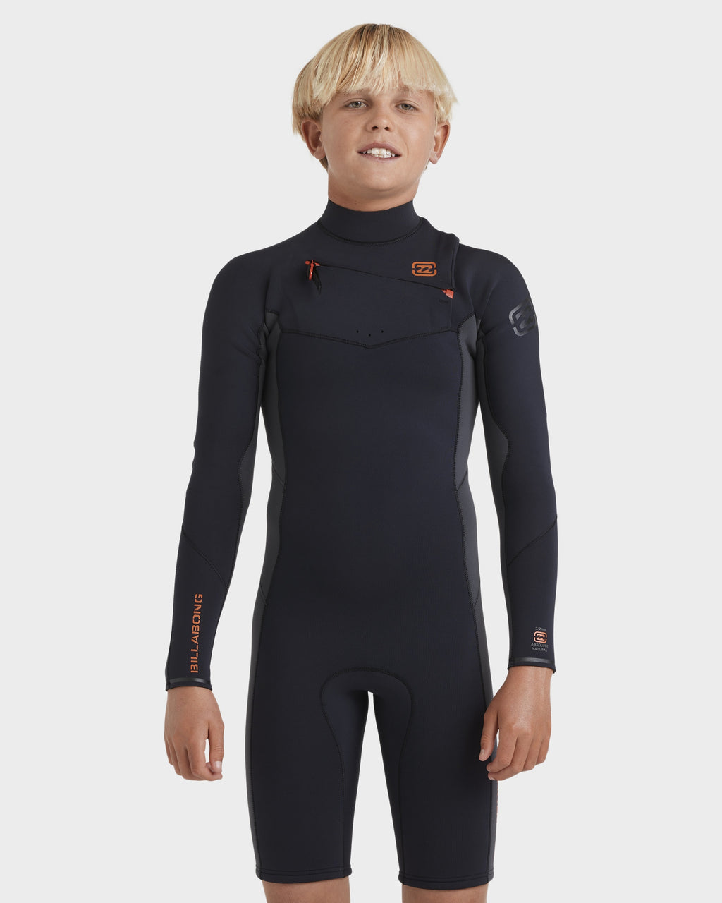 Boys 8-16 2/2Mm Absolute Natural Long Sleeve Spring Suit