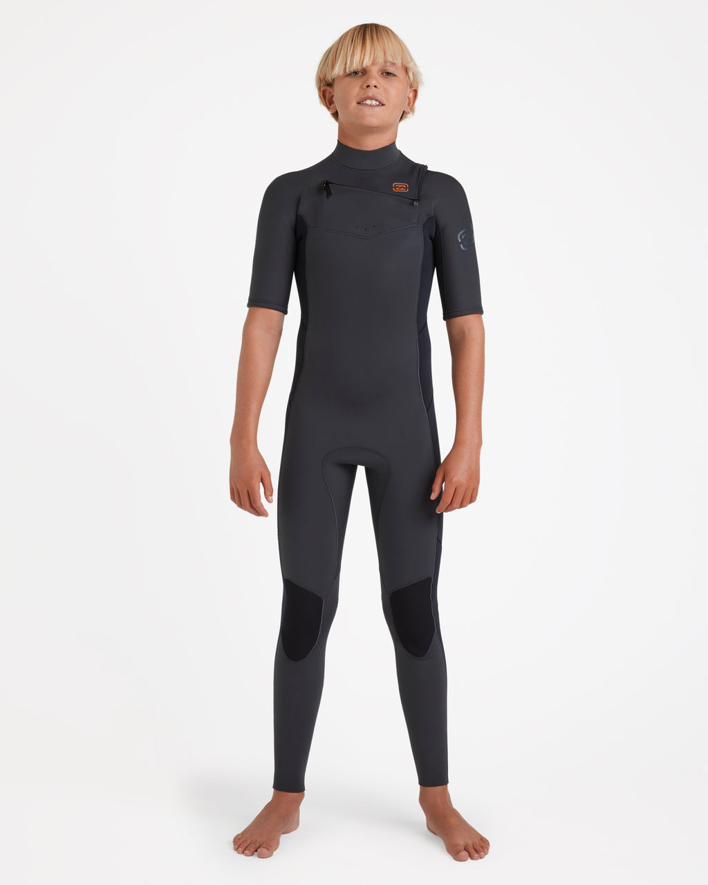 Boys 8-16 2/2mm Absolute Natural Chest Zip GBS Fullsuit