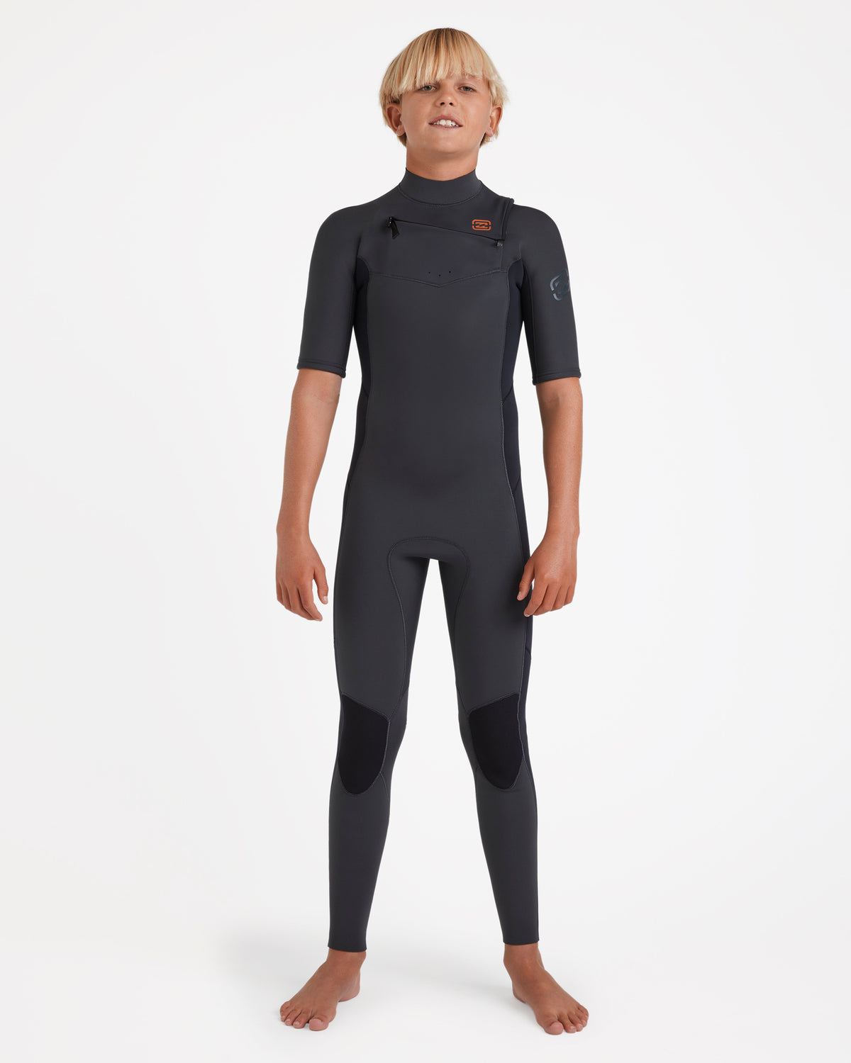 Boys 8-16 2/2mm Absolute Natural Chest Zip GBS Fullsuit