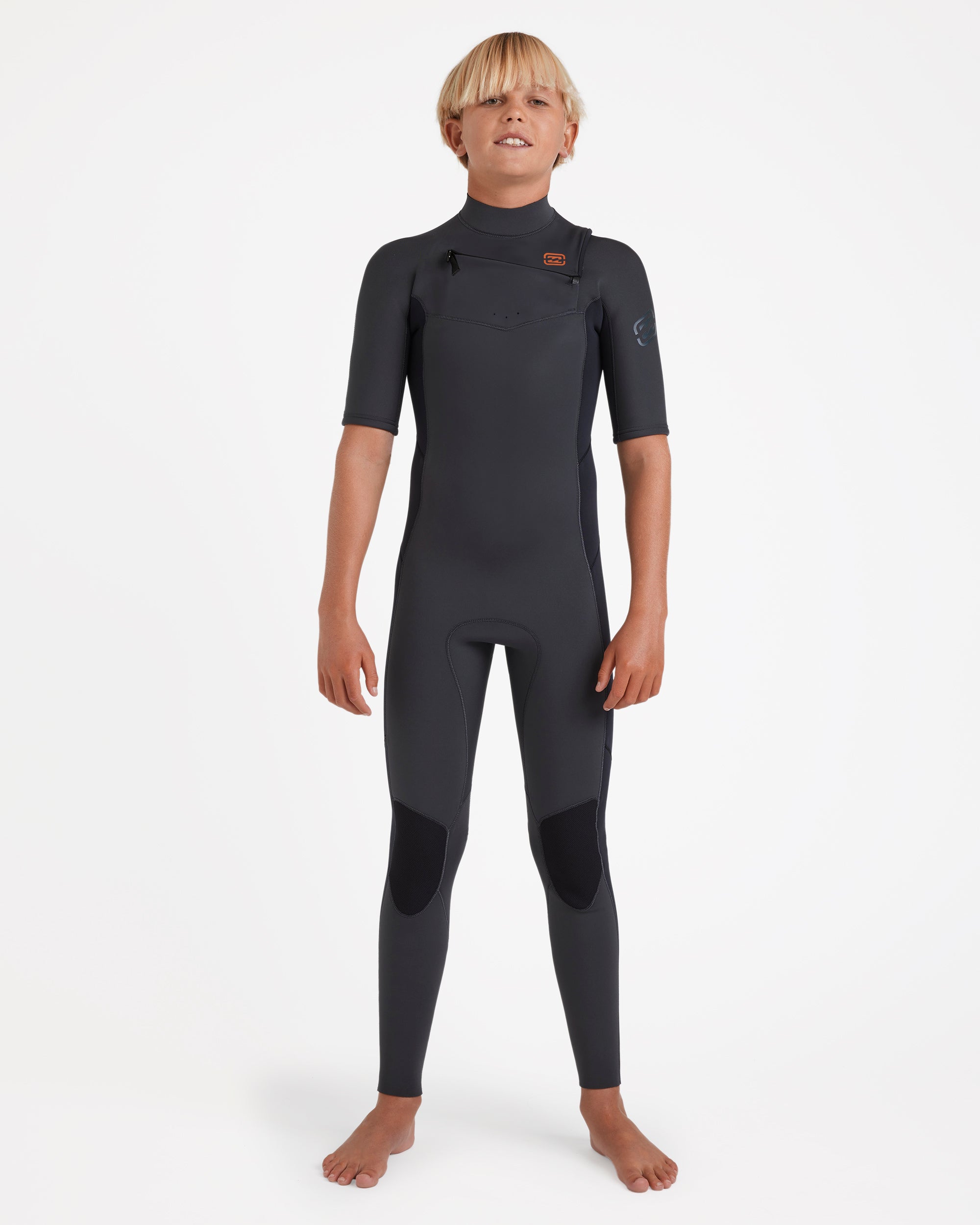Boys 8-16 2/2mm Absolute Natural Chest Zip GBS Fullsuit