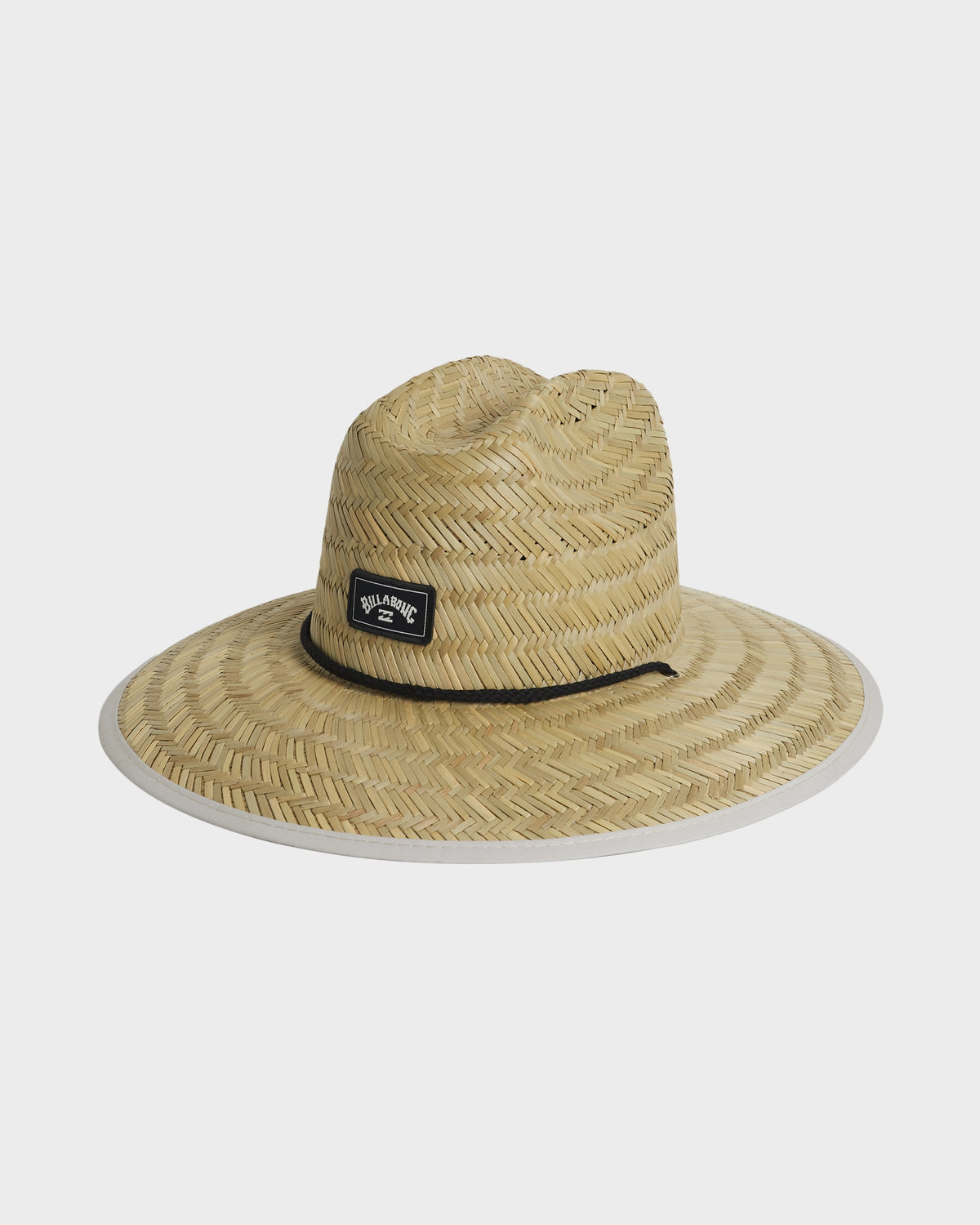 Mens Tides Print Straw Hat