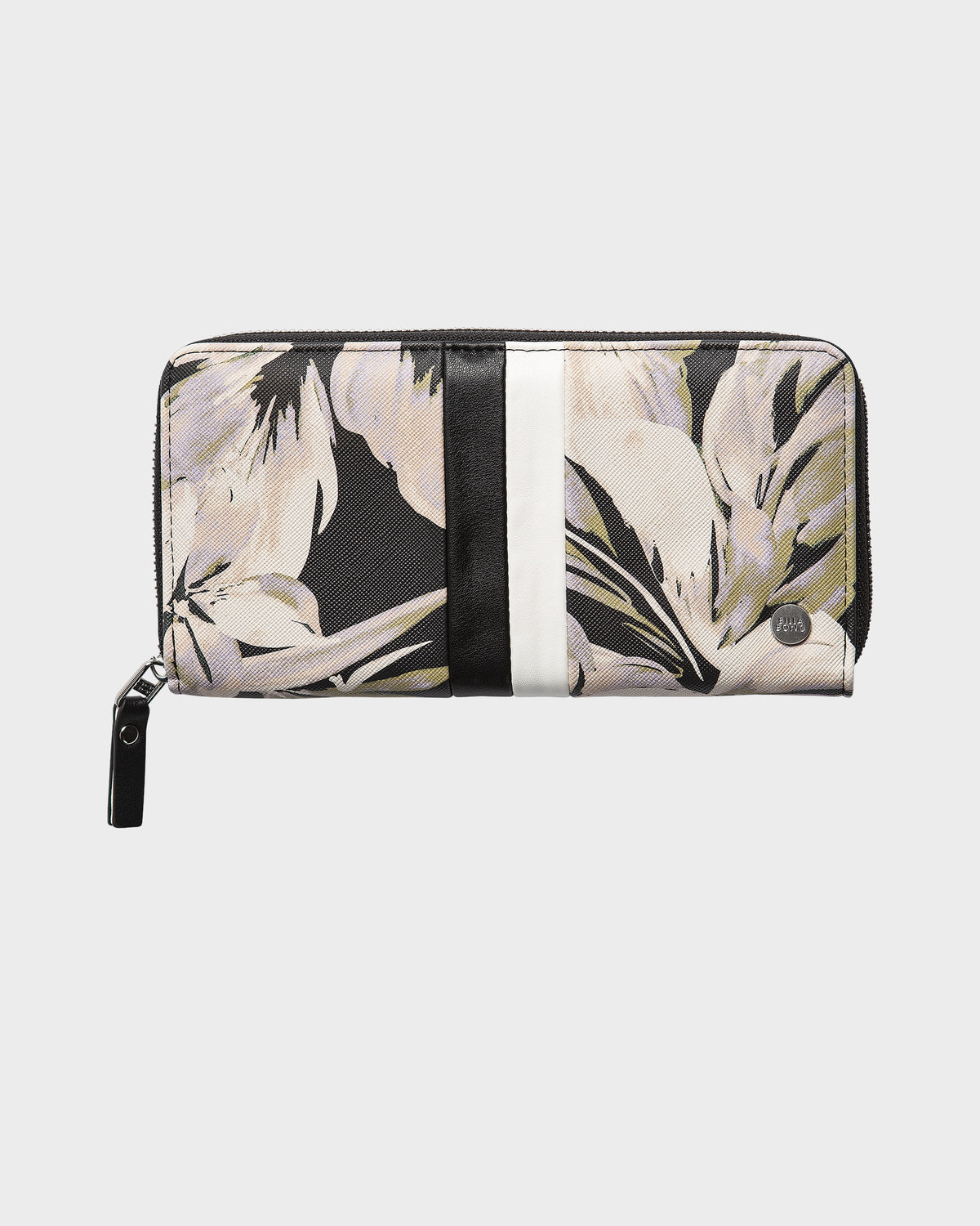 Womens Zip Around Bi-Fold Wallet