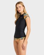 Womens Des Tropiques Short Sleeve Rashvest