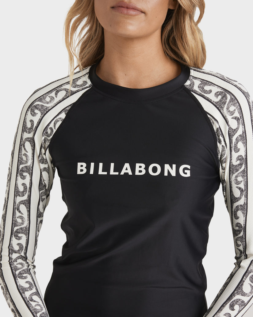 Womens Wave Watcher Leilani Long Sleeve Rash Vest