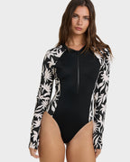 Womens By My Side Zip Bodysuit Rash Vest