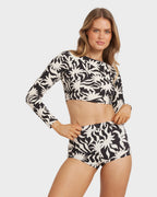 Womens By My Side Cropped Rash Vest