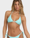 Womens Tanlines Multi Tri Bikini Top