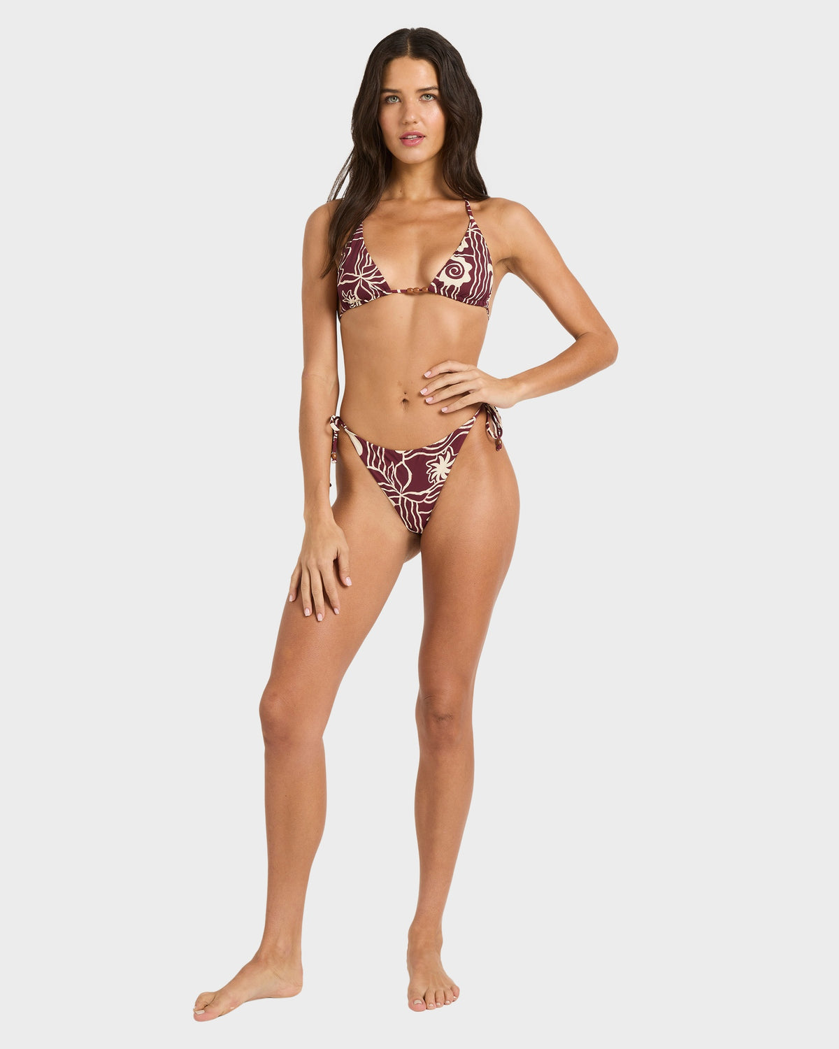 Womens Sol Playa Remi Triangle Bikini Top