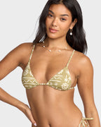 Womens Lost On You Mini Slide Tri Bikini Top