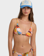 Womens Lei Daze Tall Slide Triangle Bikini Top
