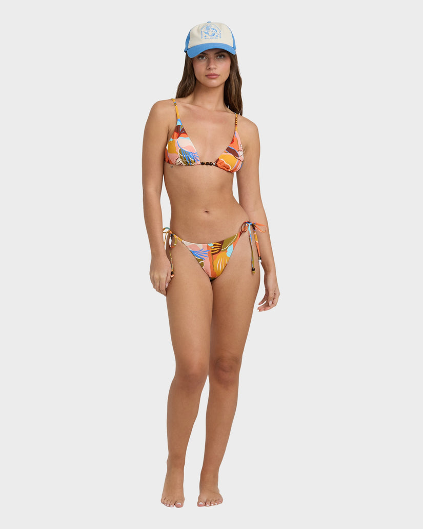 Womens Lei Daze Tall Slide Triangle Bikini Top