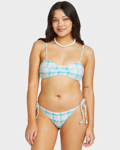 Womens Check The Waves Bikini Top