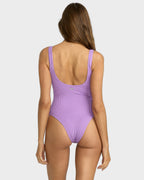 Womens Summer High One Piece Swimsuit