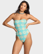 Womens Shw Me Sun Reversible Trully Hi One Piece Swimsuit